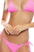 Luli Fama Pura Curiosidad Wavy Ruched Back Tie Side Bottom